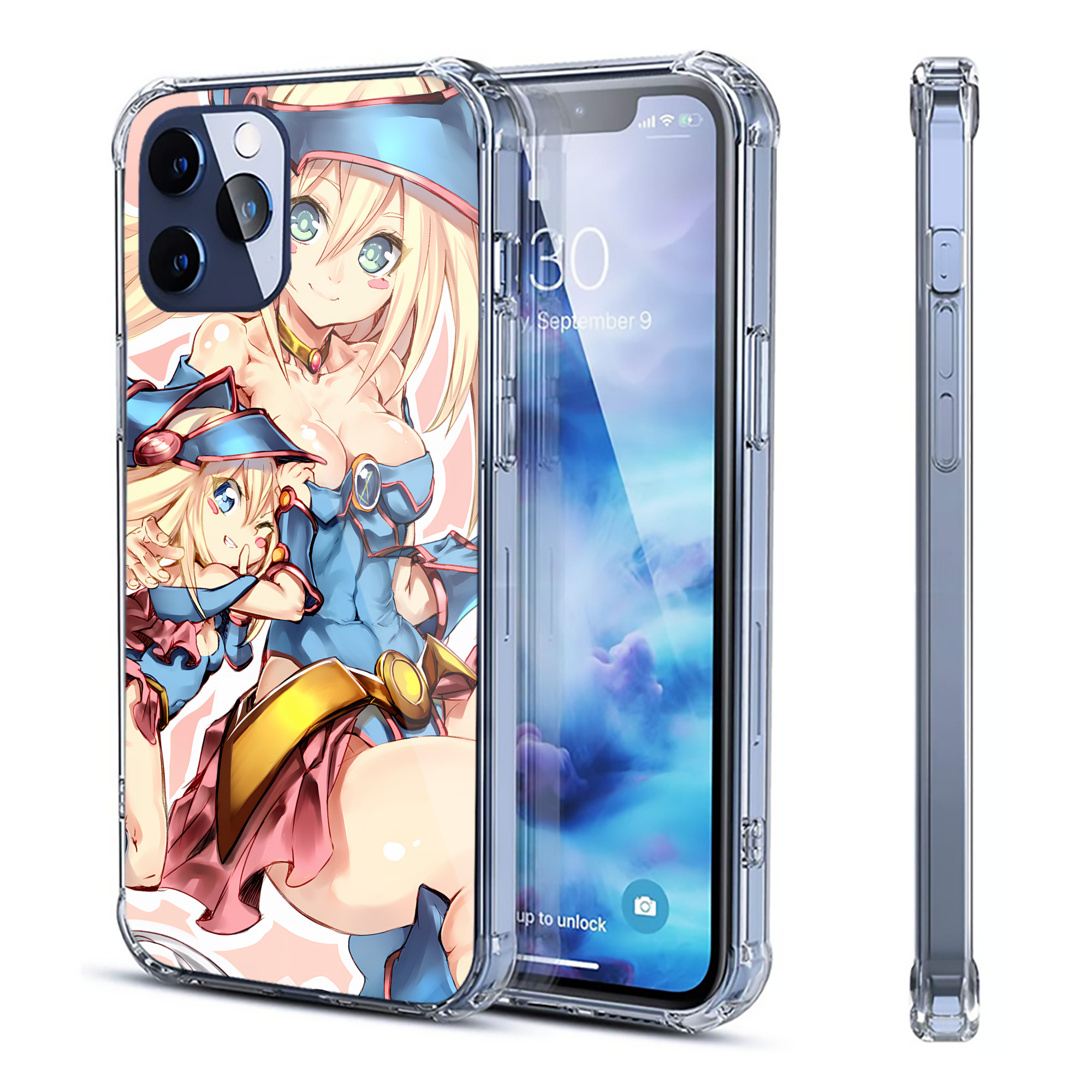 （画像用） 遊☆戯☆王 Yu-Gi-Oh! 【iPhone 12シリーズ対応】透明スマホケース（クリアソフトケース）